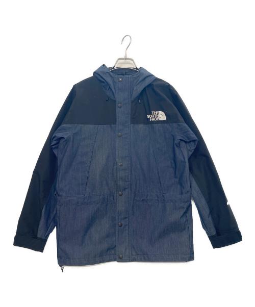 THE NORTH FACE（ザ ノース フェイス）THE NORTH FACE (ザ ノース フェイス) マウンテンライトデニムジャケット ネイビー×ブラック サイズ:Sの古着・服飾アイテム