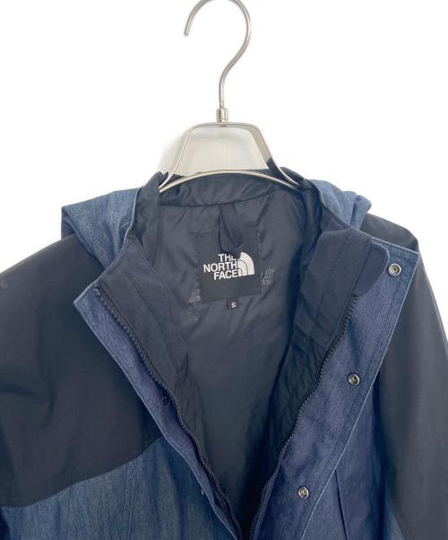 THE NORTH FACE（ザ ノース フェイス）THE NORTH FACE (ザ ノース フェイス) マウンテンライトデニムジャケット ネイビー×ブラック サイズ:Sの古着・服飾アイテム