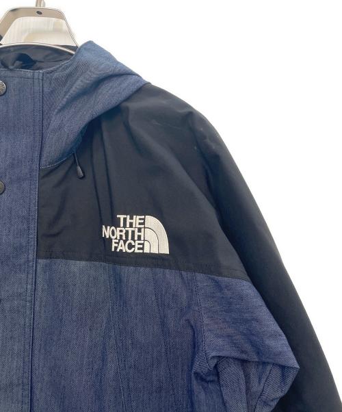 THE NORTH FACE（ザ ノース フェイス）THE NORTH FACE (ザ ノース フェイス) マウンテンライトデニムジャケット ネイビー×ブラック サイズ:Sの古着・服飾アイテム