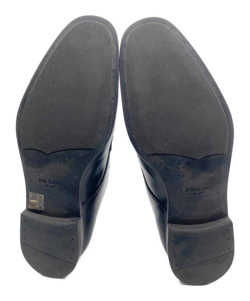 PRADA（プラダ）PRADA (プラダ) ビジネスシューズ ブラック サイズ:8の古着・服飾アイテム