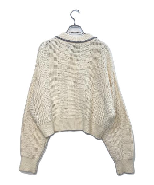 FRED PERRY（フレッドペリー）FRED PERRY (フレッドペリー) RAY BEAMS (レイ ビームス) 別注カラーカーディガン アイボリー サイズ:6の古着・服飾アイテム