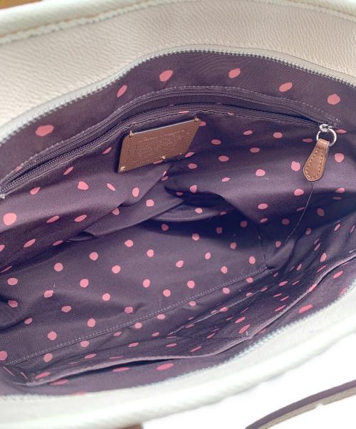 COACH（コーチ）COACH (コーチ) Disney (ディズニー) トートバッグ ホワイト×ブラウンの古着・服飾アイテム