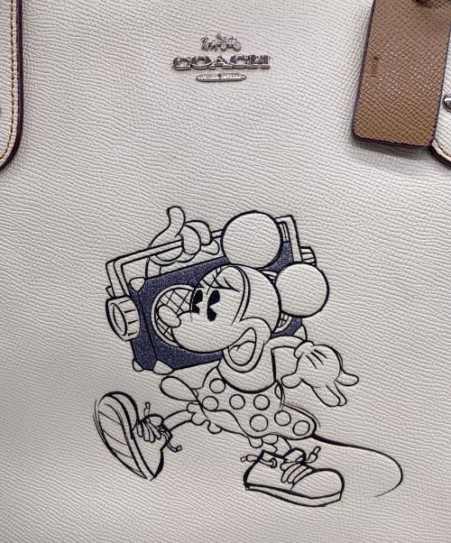 COACH（コーチ）COACH (コーチ) Disney (ディズニー) トートバッグ ホワイト×ブラウンの古着・服飾アイテム