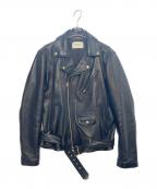 beautiful peopleビューティフルピープル）の古着「vintage leather riders jacket」｜ブラック