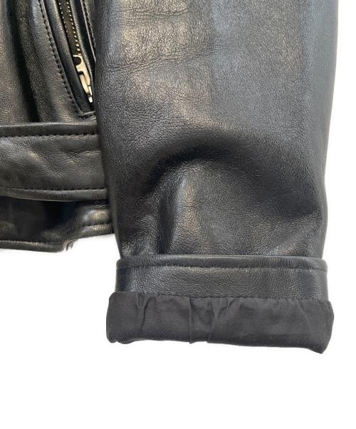 beautiful people（ビューティフルピープル）beautiful people (ビューティフルピープル) vintage leather riders jacket ブラック サイズ:190の古着・服飾アイテム