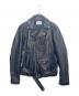 beautiful people（ビューティフルピープル）の古着「vintage leather riders jacket」｜ブラック