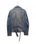 beautiful people (ビューティフルピープル) vintage leather riders jacket ブラック サイズ:190：45000円