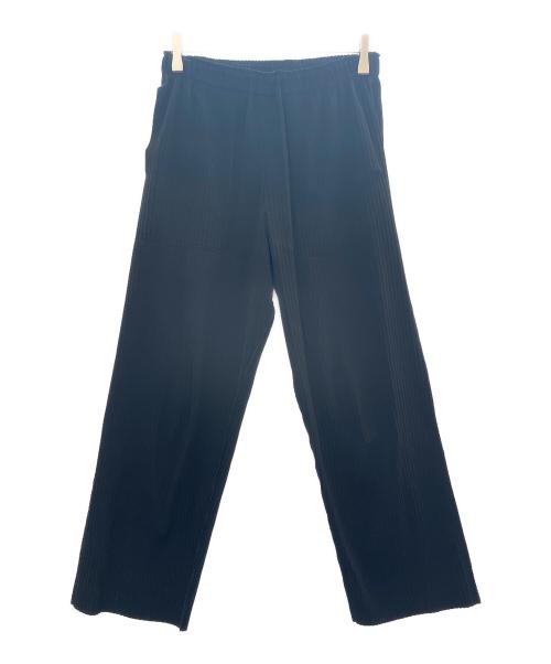 me ISSEY MIYAKE（ミーイッセイ ミヤケ）me ISSEY MIYAKE (ミーイッセイ ミヤケ) プリーツパンツ ブラック サイズ:Freeの古着・服飾アイテム