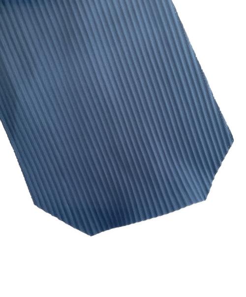 ISSEY MIYAKE（イッセイミヤケ）ISSEY MIYAKE (イッセイミヤケ) スクエアネックプリーツブラウス ネイビー サイズ:Freeの古着・服飾アイテム