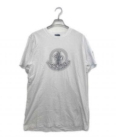 未使用 20AW MONCLER モンクレール ワッペン 半袖 Tシャツ XSサイズ ホワイト レディース 古着 中古 USED 未使用 20AW MONCLER モンクレール ワッペン 半袖 Tシャツ XSサイズ