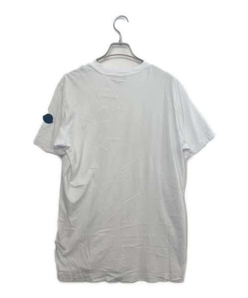 MONCLER（モンクレール）MONCLER (モンクレール) 半袖Tシャツ ホワイト サイズ:Mの古着・服飾アイテム