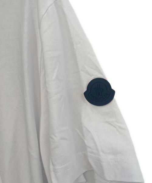 MONCLER（モンクレール）MONCLER (モンクレール) 半袖Tシャツ ホワイト サイズ:Mの古着・服飾アイテム