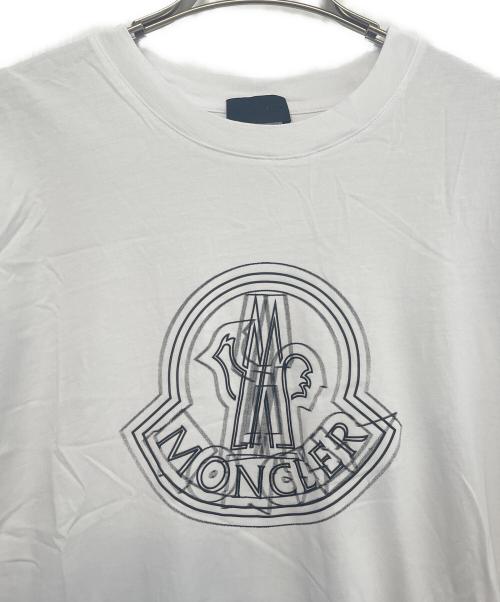 MONCLER（モンクレール）MONCLER (モンクレール) 半袖Tシャツ ホワイト サイズ:Mの古着・服飾アイテム