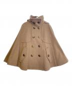 BURBERRY BLUE LABELバーバリーロンドンブルーレーベル）の古着「ウールポンチョ」｜ベージュ
