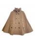 BURBERRY BLUE LABEL（バーバリーロンドンブルーレーベル）の古着「ウールポンチョ」｜ベージュ