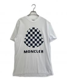 MONCLER（モンクレール）の古着「フロントプリントTシャツ」｜ホワイト