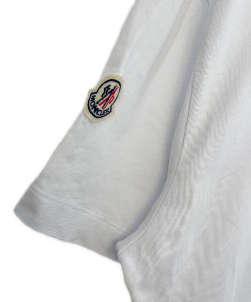 MONCLER（モンクレール）MONCLER (モンクレール) フロントプリントTシャツ ホワイト サイズ:Ｍの古着・服飾アイテム