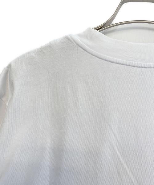 MONCLER（モンクレール）MONCLER (モンクレール) フロントプリントTシャツ ホワイト サイズ:Ｍの古着・服飾アイテム