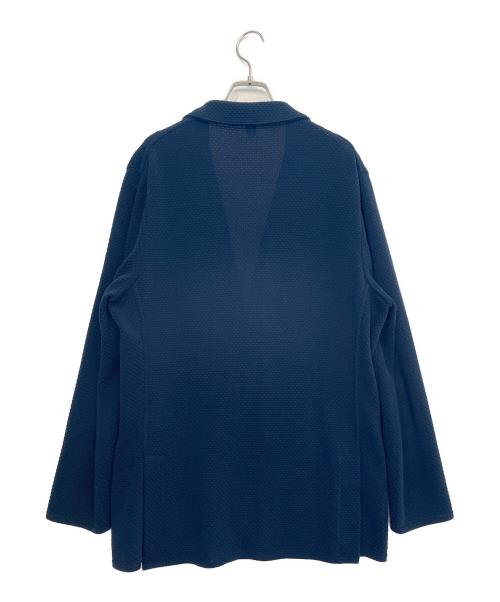 LARDINI（ラルディーニ）LARDINI (ラルディーニ) ニットテーラードジャケット ネイビー サイズ:XLの古着・服飾アイテム