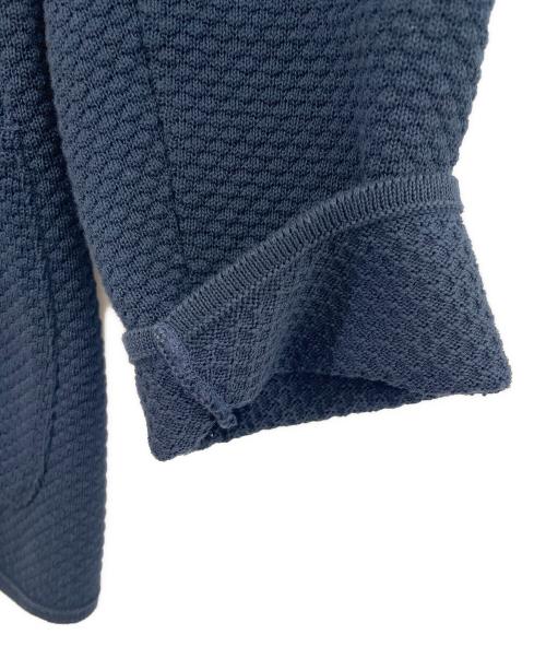 LARDINI（ラルディーニ）LARDINI (ラルディーニ) ニットテーラードジャケット ネイビー サイズ:XLの古着・服飾アイテム