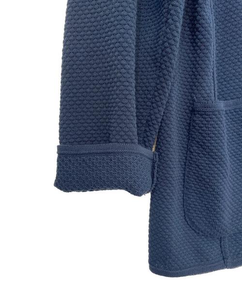 LARDINI（ラルディーニ）LARDINI (ラルディーニ) ニットテーラードジャケット ネイビー サイズ:XLの古着・服飾アイテム