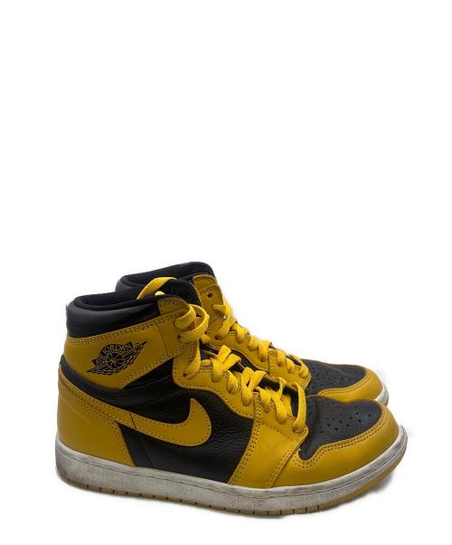 NIKE（ナイキ）NIKE (ナイキ)  Air Jordan 1 イエロー×ブラック サイズ:26の古着・服飾アイテム