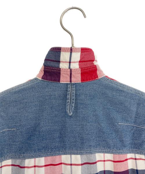 COMME des GARCONS JUNYA WATANABE MAN（コム デ ギャルソン ジュンヤ ワタナベ マン）COMME des GARCONS JUNYA WATANABE MAN (コム デ ギャルソン ジュンヤ ワタナベ マン) 長袖シャツ ホワイト×レッド サイズ:XSの古着・服飾アイテム