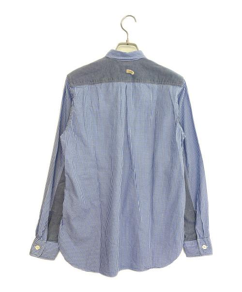 COMME des GARCONS JUNYA WATANABE MAN（コム デ ギャルソン ジュンヤ ワタナベ マン）COMME des GARCONS JUNYA WATANABE MAN (コム デ ギャルソン ジュンヤ ワタナベ マン) 長袖シャツ ブルー サイズ:XSの古着・服飾アイテム