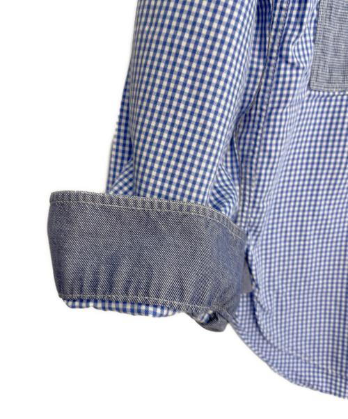 COMME des GARCONS JUNYA WATANABE MAN（コム デ ギャルソン ジュンヤ ワタナベ マン）COMME des GARCONS JUNYA WATANABE MAN (コム デ ギャルソン ジュンヤ ワタナベ マン) 長袖シャツ ブルー サイズ:XSの古着・服飾アイテム