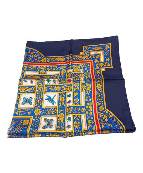 HERMES（エルメス）HERMES (エルメス) スカーフ ブルーの古着・服飾アイテム