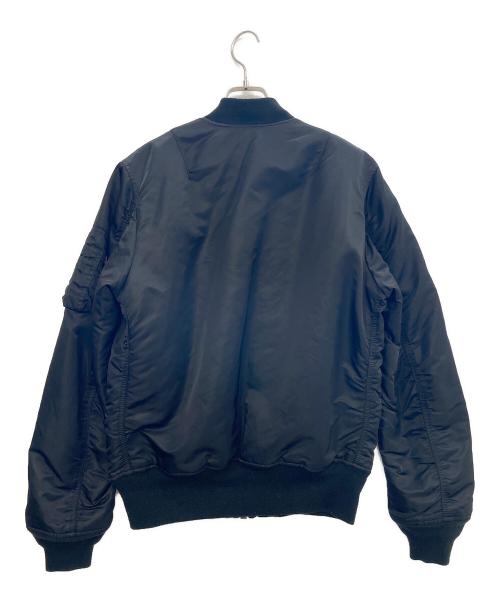 ALPHA（アルファ）ALPHA (アルファ) MA-1ジャケット ブラック サイズ:Lの古着・服飾アイテム