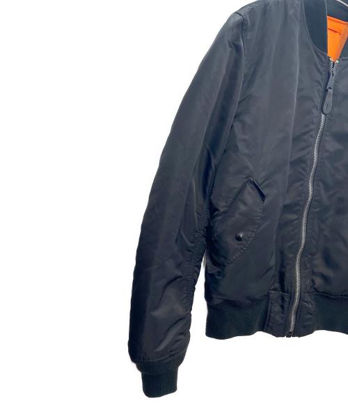 ALPHA（アルファ）ALPHA (アルファ) MA-1ジャケット ブラック サイズ:Lの古着・服飾アイテム