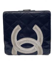 CHANEL（シャネル）の古着「2つ折り財布」｜ブラック