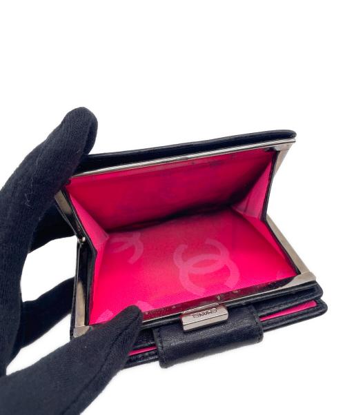 CHANEL（シャネル）CHANEL (シャネル) 2つ折り財布 ブラックの古着・服飾アイテム