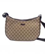 GUCCIグッチ）の古着「ショルダーバッグ」｜ベージュ