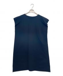 me ISSEY MIYAKE（ミーイッセイ ミヤケ）の古着「半袖ワンピース」｜ブラック