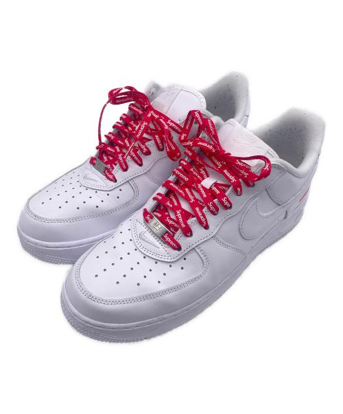 NIKE（ナイキ）NIKE (ナイキ) SUPREME (シュプリーム) NIKE AIR FORCE1(ナイキ エアフォース1) ホワイト サイズ:27.5の古着・服飾アイテム