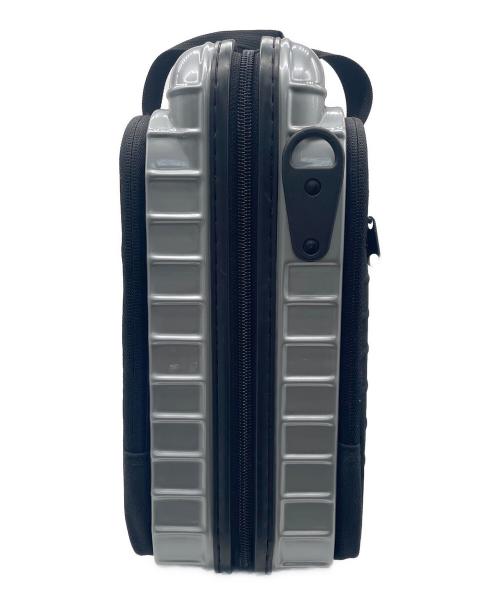 RIMOWA（リモワ）RIMOWA (リモワ) 2WAYショルダーバッグ ブラック×シルバーの古着・服飾アイテム