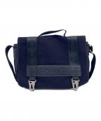 CHANELシャネル）の古着「メッセンジャーバッグ」｜ブラック