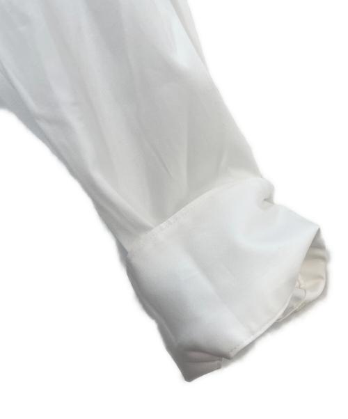 COMME des GARCONS SHIRT（コムデギャルソンシャツ）COMME des GARCONS SHIRT (コムデギャルソンシャツ) 長袖カットソー 黄緑×ホワイト サイズ:Lの古着・服飾アイテム