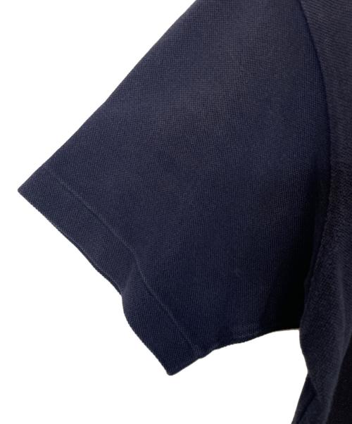 Yohji Yamamoto pour homme（ヨウジヤマモト プールオム）Yohji Yamamoto pour homme (ヨウジヤマモト プールオム) シグネイチャーロゴ ポロシャツ ネイビー サイズ:3の古着・服飾アイテム