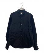 COMME des GARCONSコムデギャルソン）の古着「袖ニット切替シャツ」｜ブラック