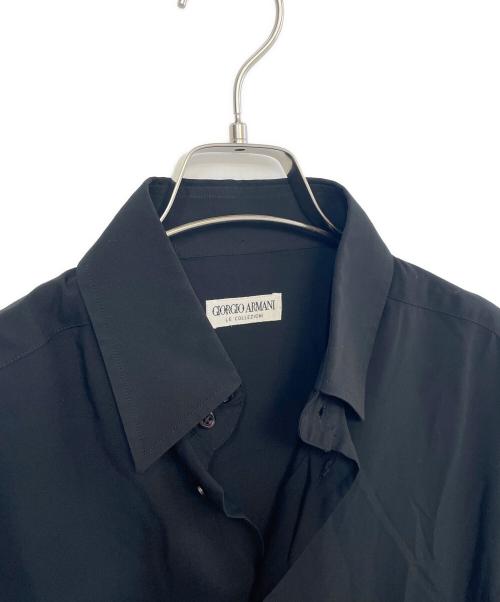 GIORGIO ARMANI（ジョルジョアルマーニ）GIORGIO ARMANI (ジョルジョアルマーニ) 長袖シャツ ブラック サイズ:Sの古着・服飾アイテム