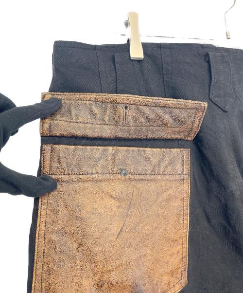 Y's for men（ワイズフォーメン）Y'S for men (ワイズフォーメン) 切替パンツ ブラック サイズ:Mの古着・服飾アイテム