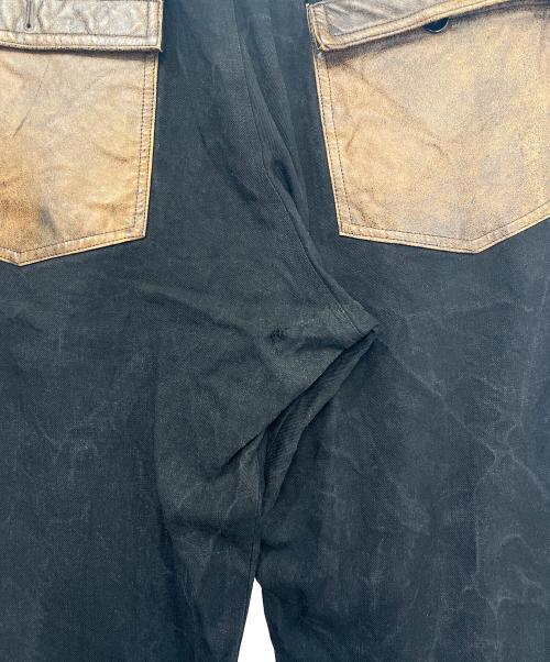 Y's for men（ワイズフォーメン）Y'S for men (ワイズフォーメン) 切替パンツ ブラック サイズ:Mの古着・服飾アイテム