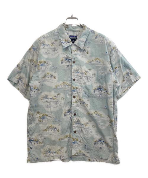 Patagonia（パタゴニア）Patagonia (パタゴニア) 半袖シャツ ブルー サイズ:Ｍの古着・服飾アイテム