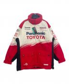 TOYOTAトヨタ）の古着「レーシングジャケット」｜ホワイト×レッド