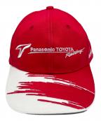 TOYOTAトヨタ）の古着「キャップ」｜レッド×ホワイト