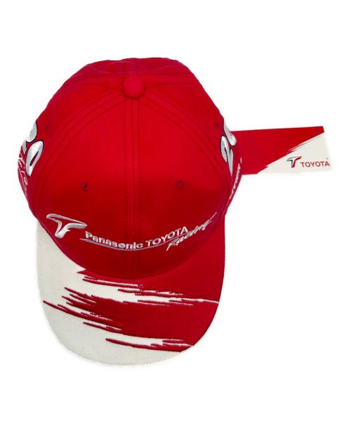 TOYOTA（トヨタ）TOYOTA (トヨタ) キャップ レッド×ホワイト サイズ:Free 未使用品の古着・服飾アイテム