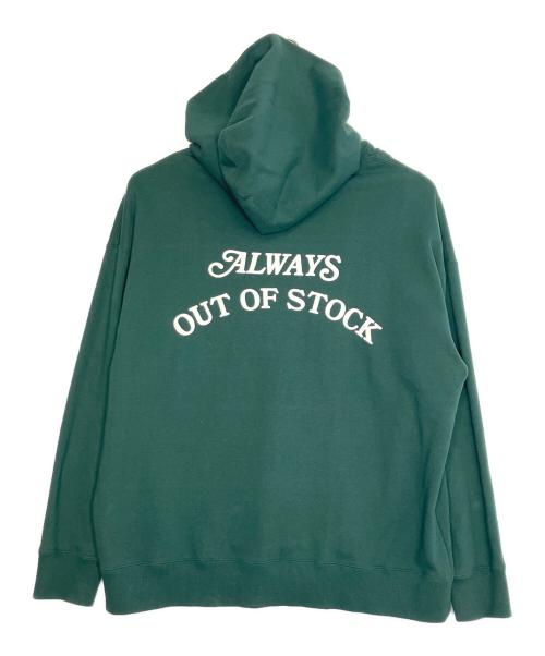 always out of stock（オールウェイズ アウト オブ ストック）always out of stock (オールウェイズ アウト オブ ストック) プルオーバーパーカー グリーン サイズ:Lの古着・服飾アイテム